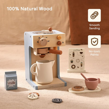 Café Dream Wooden Coffee Maker Playset